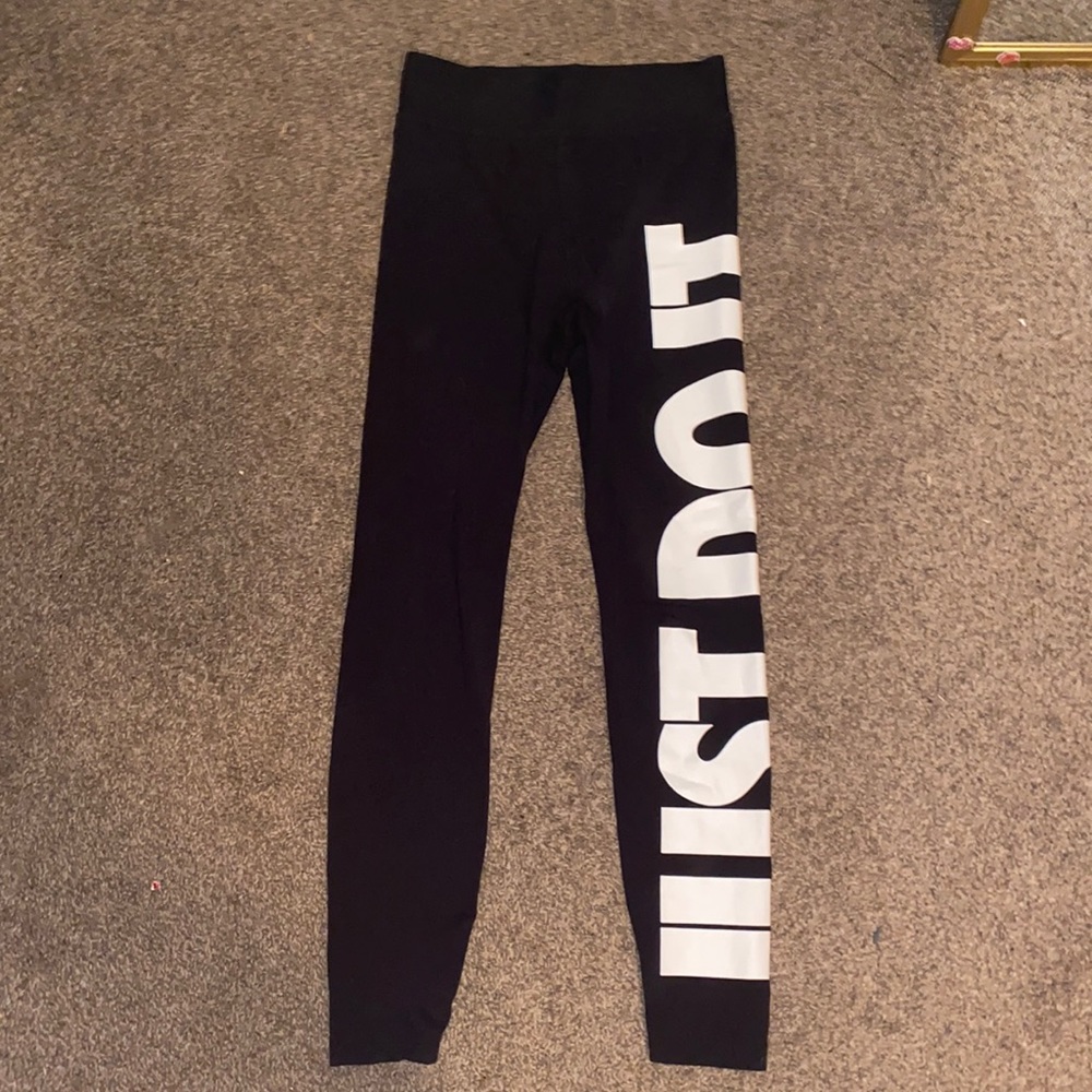 Nike just do it black leggings size small